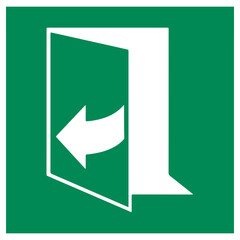 iso 7010 standard serie, emergency sign