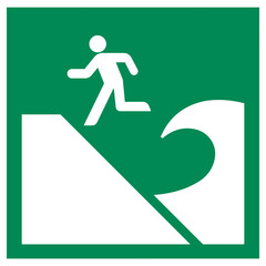 iso 7010 standard serie, emergency sign