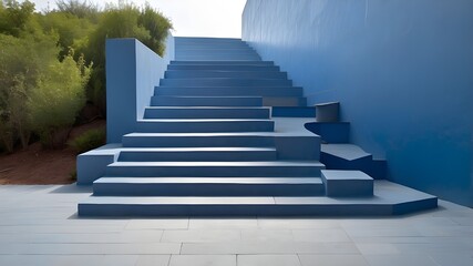 Steps Leading to Blue WallSteps Leading to Blue Wall