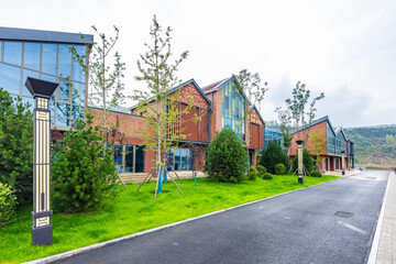 Demonstration village, Longbi village, Xiangning County, Linfen, Shanxi, Loess high slope, new countryside, health demonstration village, Changning Town, advanced, grassroots, democracy and rule of la