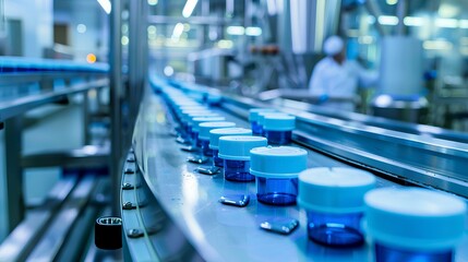Obraz premium Producing medicines and medical supplies