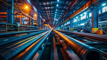 Steel Mill: Production of steel from raw materials