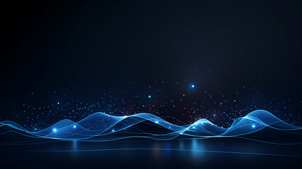 Abstract technology lines