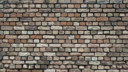 Fototapeta premium wall made of old brick close-up