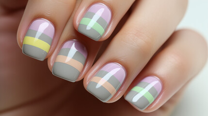 attractive art paint in hand