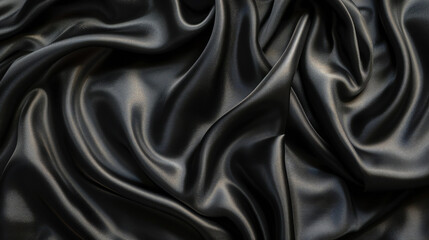 Fototapeta premium black silk satin background