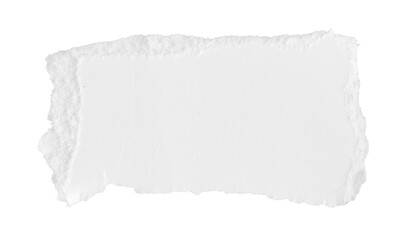 a white piece of paper on an isolated white background

