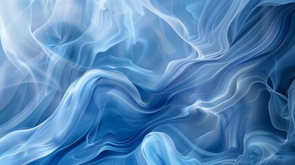 Obraz premium Abstract background with flowing smoke in cool tones, blending into a seamless design.