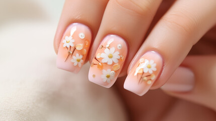 attractive art paint in hand