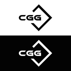 CGG logo. C G G design. White CGG letter. CGG, C G G letter logo design. C G G letter logo design in FIVE, FOUR, THREE, style. letter logo set in one artboard. C G G letter logo vector design.