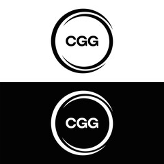 CGG logo. C G G design. White CGG letter. CGG, C G G letter logo design. C G G letter logo design in FIVE, FOUR, THREE, style. letter logo set in one artboard. C G G letter logo vector design.