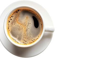 Fototapeta premium Cup of hot black coffee