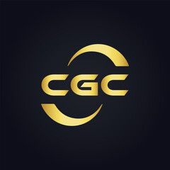CGC logo. C G C design. White CGC letter. CGC, C G C letter logo design. C G C letter logo design in FIVE, FOUR, THREE, style. letter logo set in one artboard. C G C letter logo vector design.