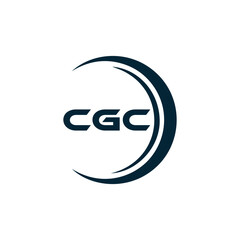 CGC logo. C G C design. White CGC letter. CGC, C G C letter logo design. C G C letter logo design in FIVE, FOUR, THREE, style. letter logo set in one artboard. C G C letter logo vector design.