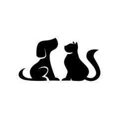 dog & cat Vector