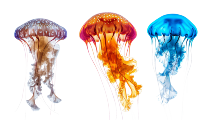Colourful jellyfish