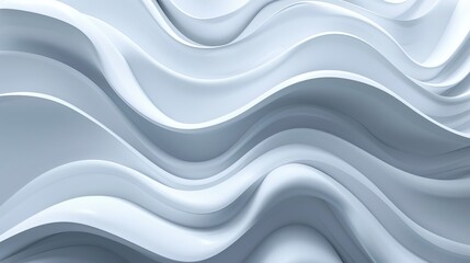 Obraz premium monochrome 3d wave background of elegance.