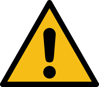 danger sign, uni en iso 7010 w, international caution sign, yellow 7010w triangle