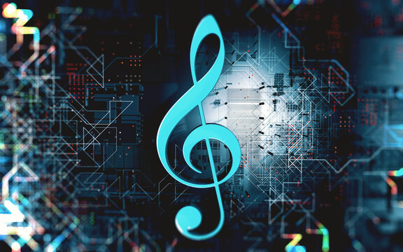 Ingenier&iacute;a de sonido y concepto de m&uacute;sica dubstep. Crear dise&ntilde;o de m&uacute;sica. M&uacute;sica concepto abstracto de fondo. Clave de clave. Tecnolog&iacute;a y m&uacute;sica de moda.