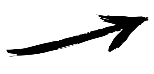 Grunge arrow silhouette vector design