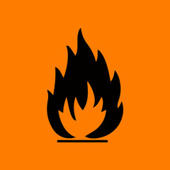 orange danger sign, european stanndard signs, safety, watch out