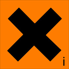 orange danger sign, european stanndard signs, safety, watch out