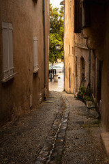 narrow street in the town