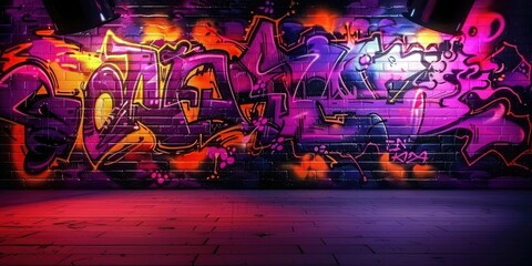 Vibrant Graffiti Mural