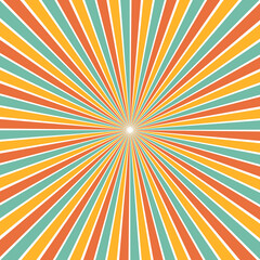 Sunburst Background Vector Element