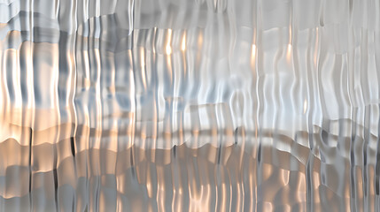 an abstract background with a reeded glass effect in a 3D render.