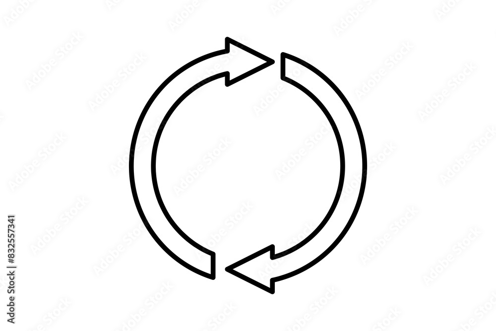 Poster factory reset icon. icon related to setup and setting. suitable for web site, app, user interfaces, 