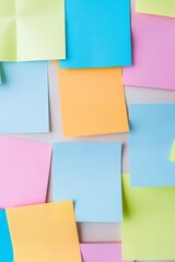 Fototapeta premium Isolated white background of sticky notes