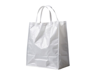 White plastic bag isolated on a transparent background