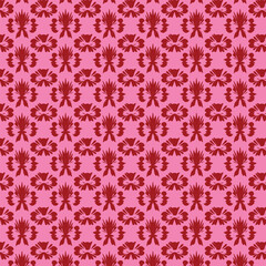 Elegant decorative floral pattern vector design. Colorful floral pattern suitable for background, texture, fabric, wrapping, textile, clothing, print or others.