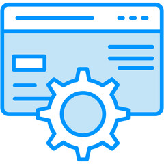 Browser Setting vector design logo icon.svg