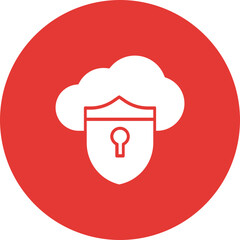 Cloud security vector design logo icon.svg