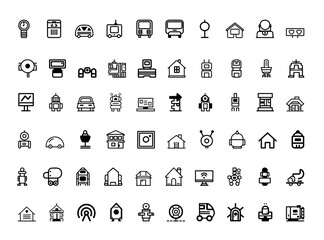 set of icons - technology