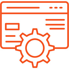 Browser Setting vector design logo icon.svg