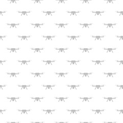 Drone quadrocopter icon seamless pattern background