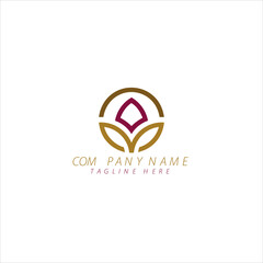 Financial and investment Logo designs concept vector
