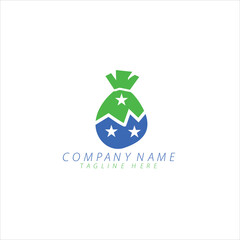 Fototapeta premium Target Growth Logo 