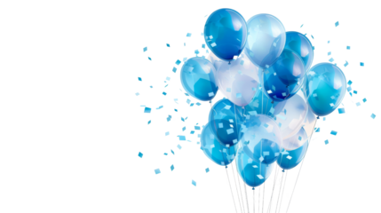 Blue balloons