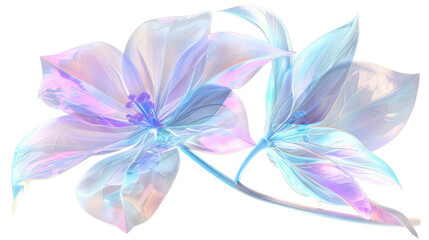 Obraz premium Iridescent flower
