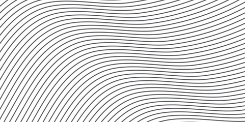 Black and white wavy stripes background