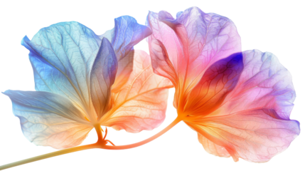 Iridescent flower