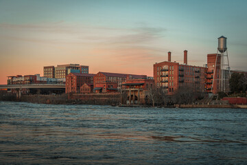 Columbus Georgia Skyline at Dusk