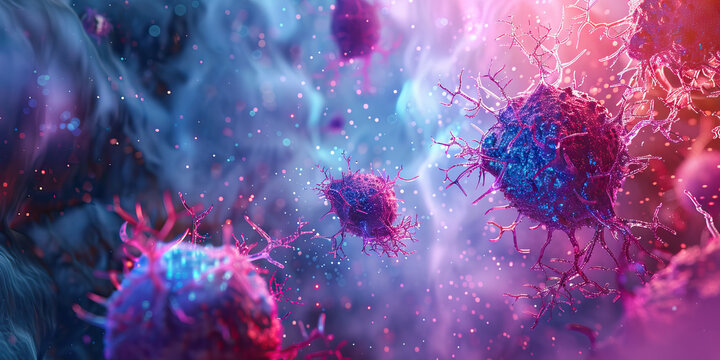 Inflammatory Response in Bacterial Infections: High-resolution view of immune cells and cytokine signaling pathways activated during bacterial infections, leading to inflammation