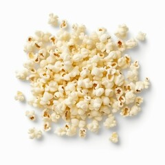 popcorn isolated on white
