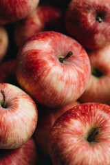 Fresh red apples