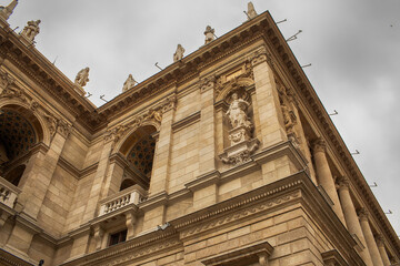 State opera in Budapest in May 2023.High quality photo.